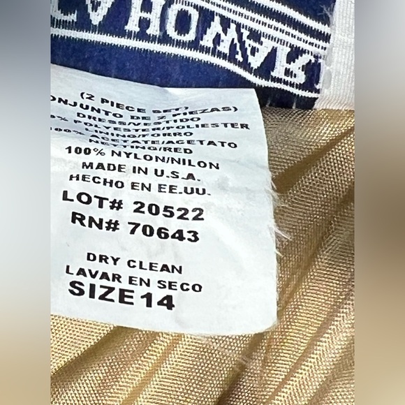 Vintage Jessica Howard Y2K Black Sheer Velvet Burnout Tan Formal Maxi Dress 14 - Picture 8 of 12